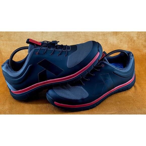 Anodyne No 22 Sport Runner Shoes Mens 11.5 Wide Black Comfort Walking